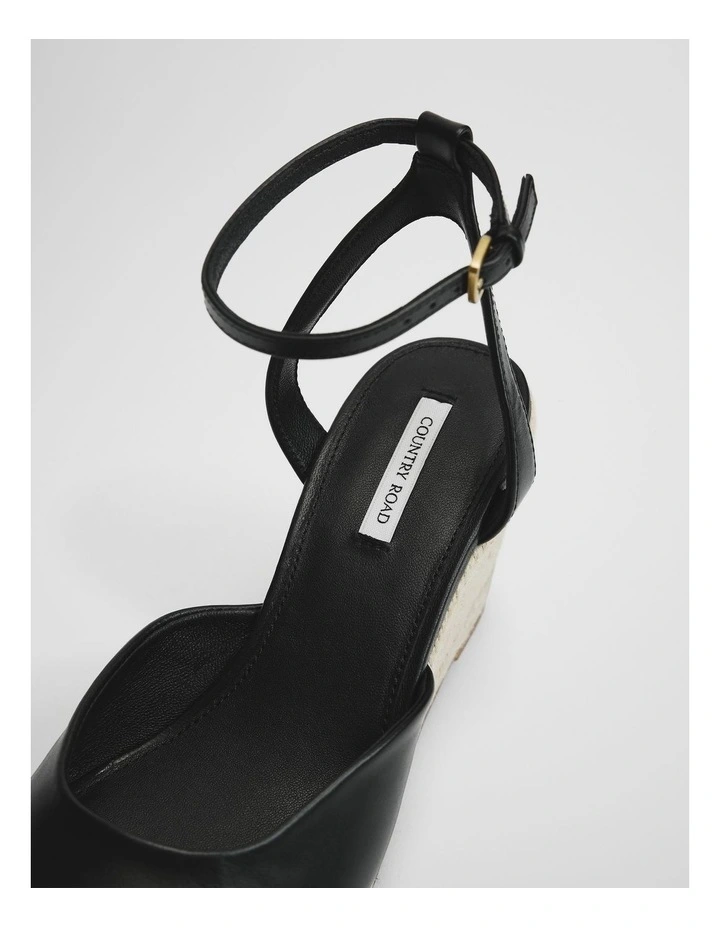 Sienna Wedge in Black image 3