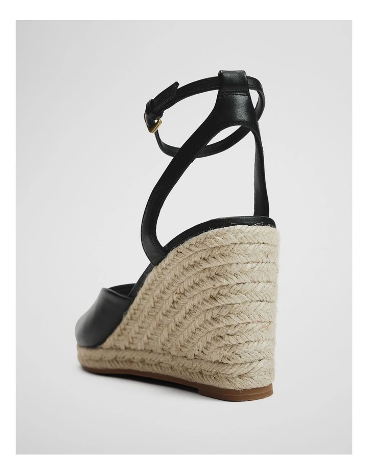 Sienna Wedge in Black image 4