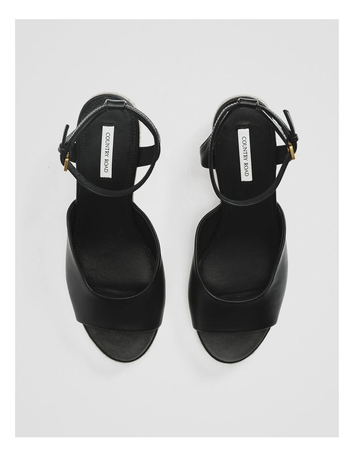 Sienna Wedge in Black image 5