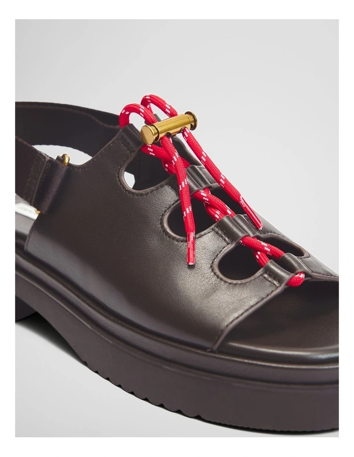Eloise Sandal in Bitter Chocolate image 3