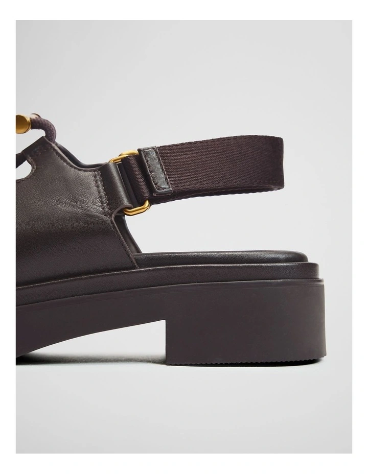 Eloise Sandal in Bitter Chocolate image 4