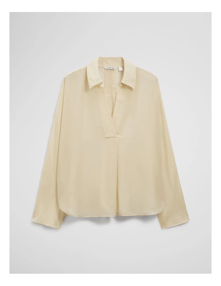 Slouchy Shirt in Corn Silk image 2