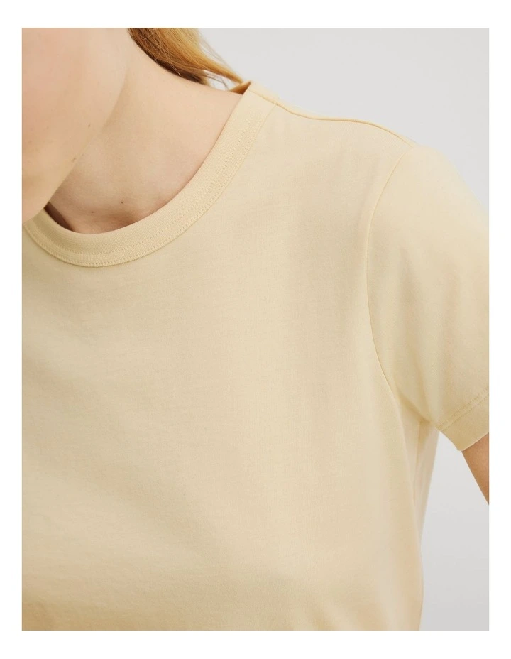 Australian Cotton Baby T-shirt in Corn Silk image 3