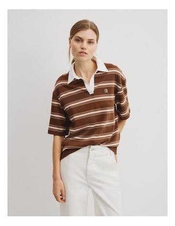 Rust Brown Stripe colour