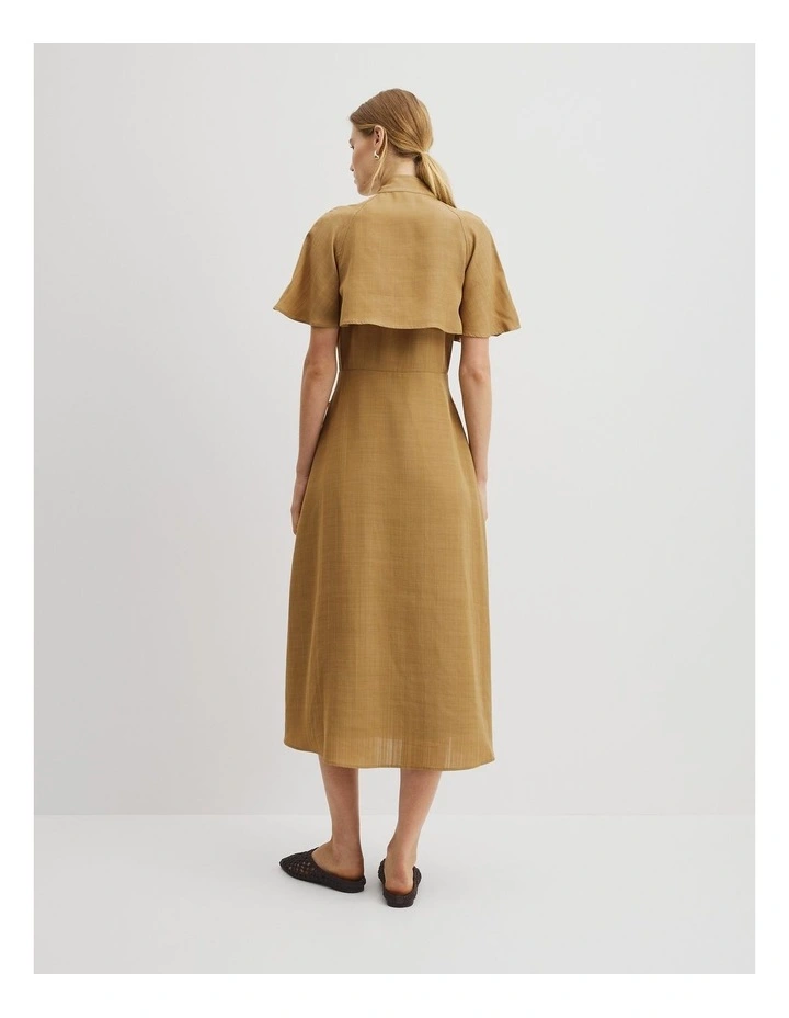 Trench Dress in Golden Husk image 5