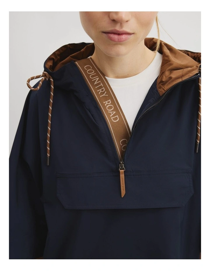 Cagoule Mini Dress in Blue Night image 3