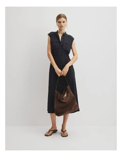 Utility Midi Dress in Twilight