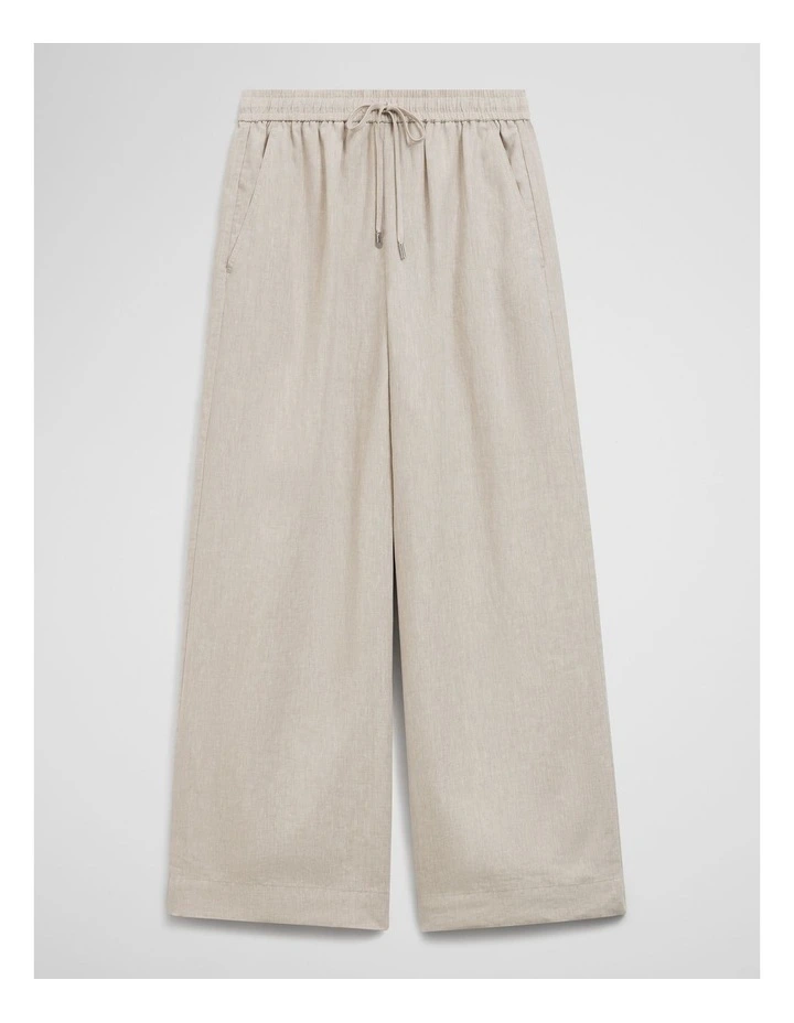 Pull-on Linen Pant in Bisque image 2