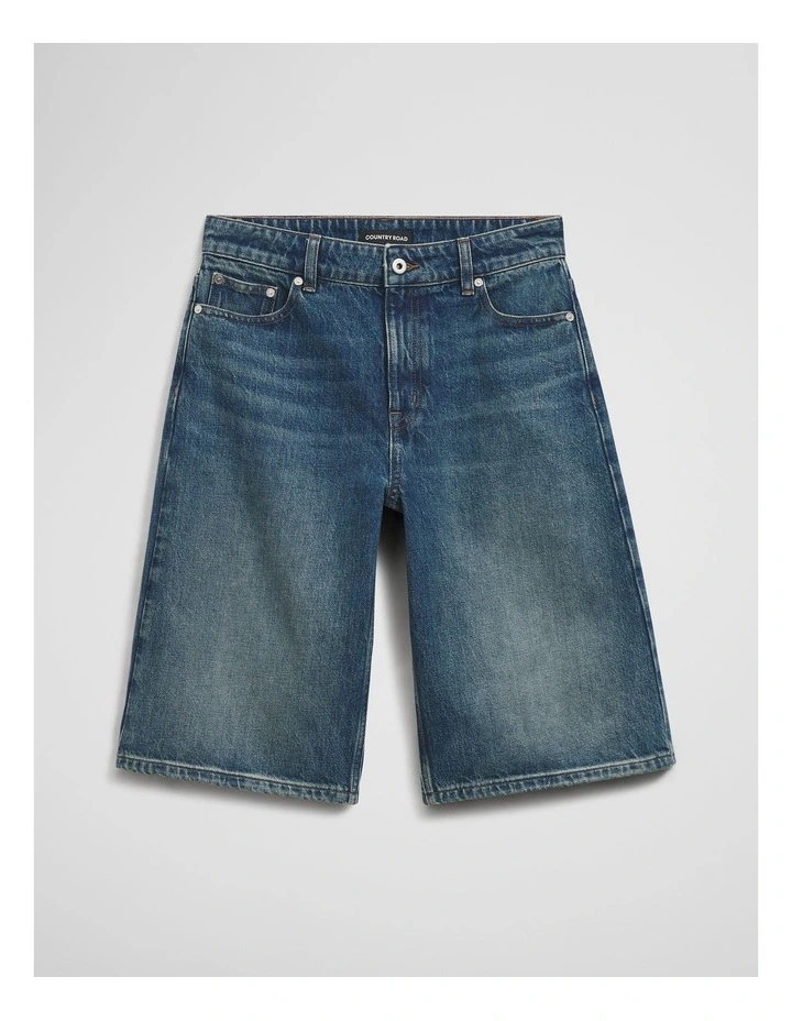 Denim Bermuda Short in Mineral Wash image 2