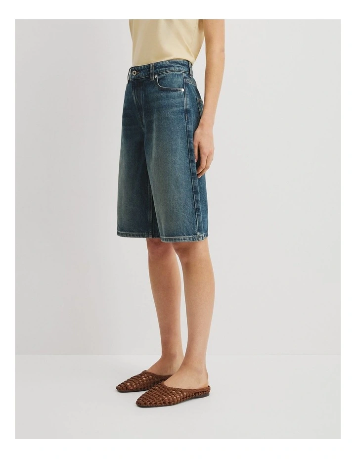 Denim Bermuda Short in Mineral Wash image 4