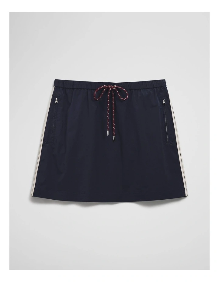 Parachute Mini Skirt in Blue Night image 3