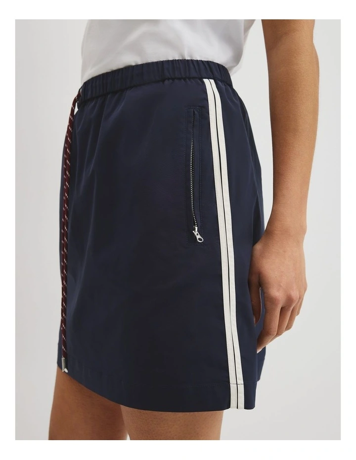 Parachute Mini Skirt in Blue Night image 4