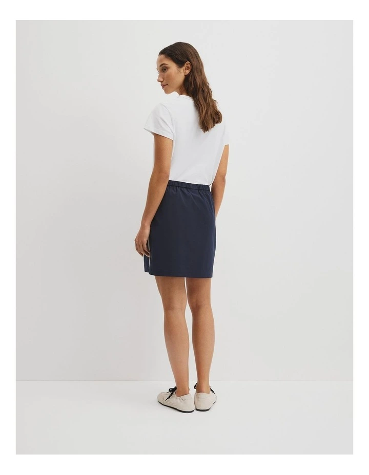 Parachute Mini Skirt in Blue Night image 6