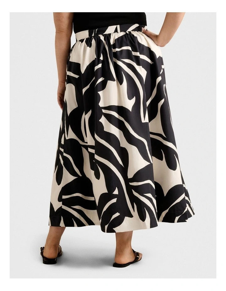 Madeleine Belted Midi Skirt in Multi image 2