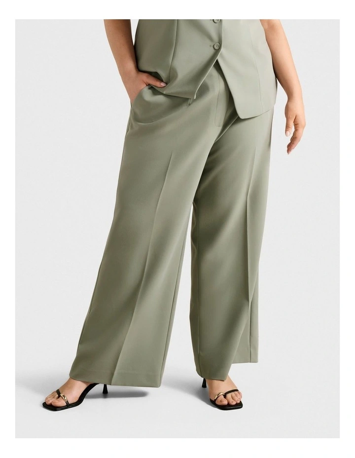 Lee Wide Leg Pants in Green image 1