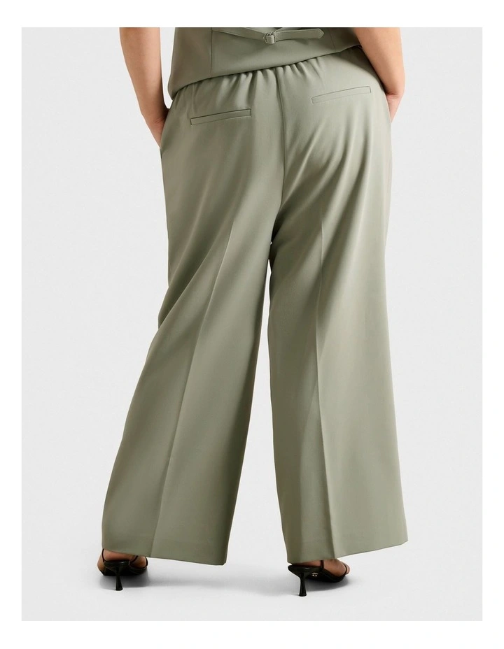 Lee Wide Leg Pants in Green image 2