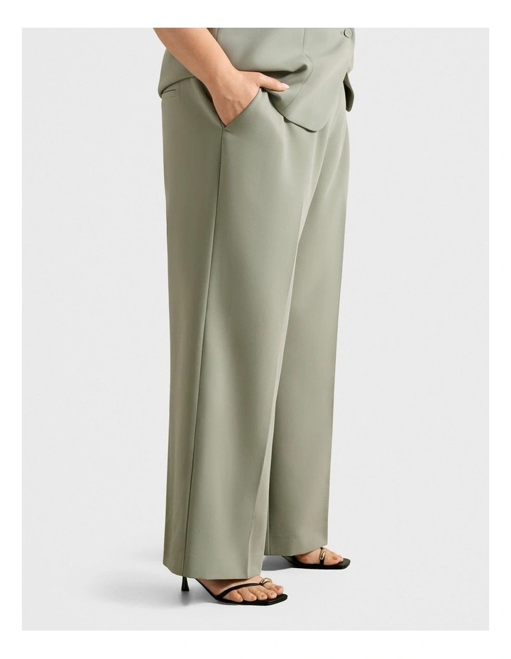 Lee Wide Leg Pants in Green image 3