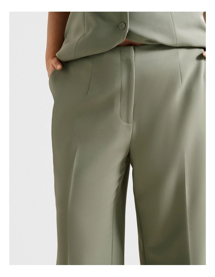 Lee Wide Leg Pants in Green image 4