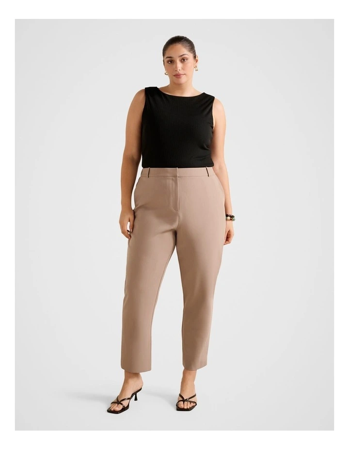 Asher Tapered Pants in Brown image 5