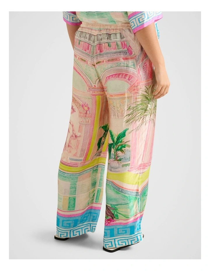 Brooklyn Satin Pant in Multi image 2