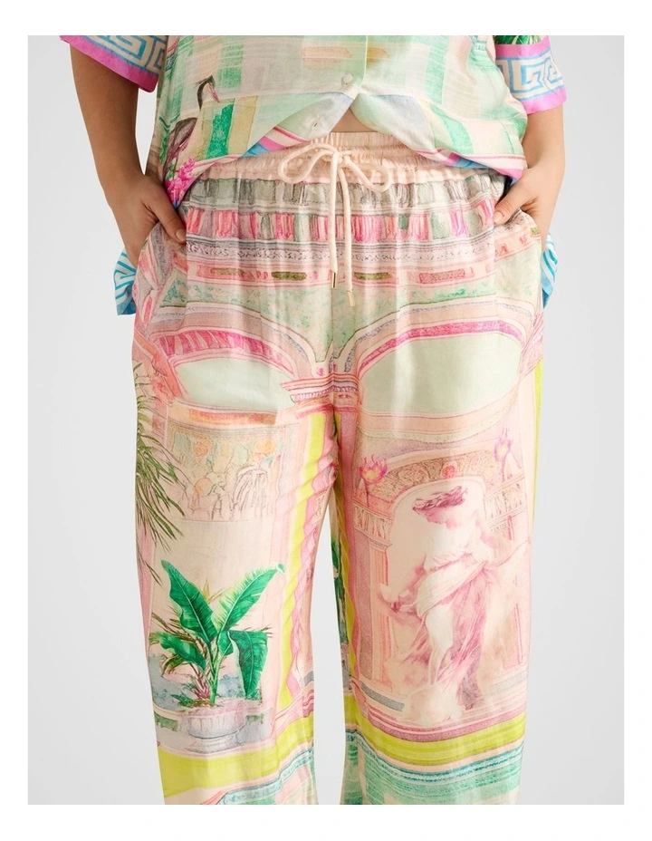 Brooklyn Satin Pant in Multi image 4