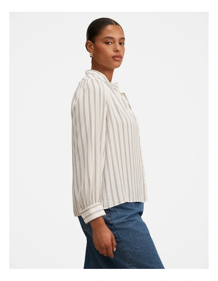 Bailey Long Sleeves Blouse in White image 3