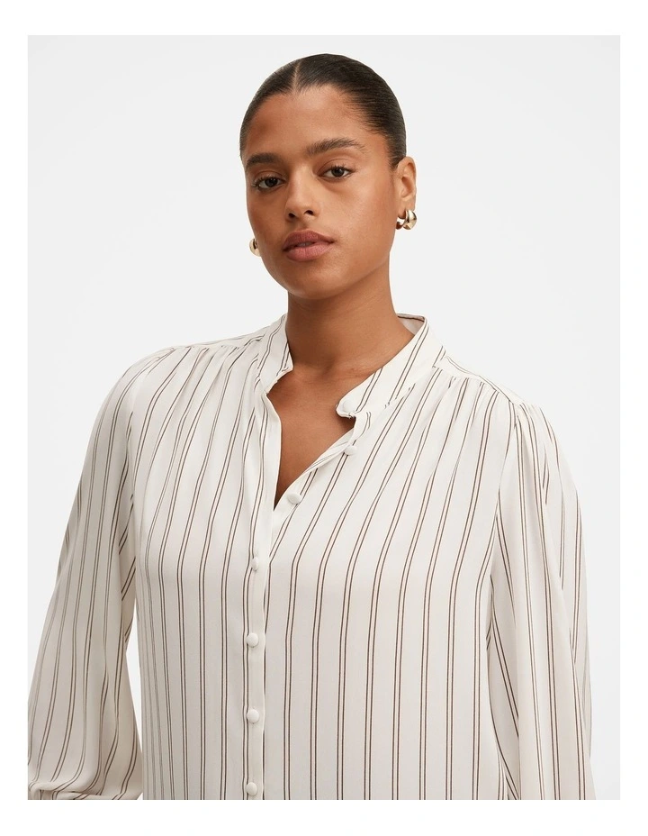 Bailey Long Sleeves Blouse in White image 4