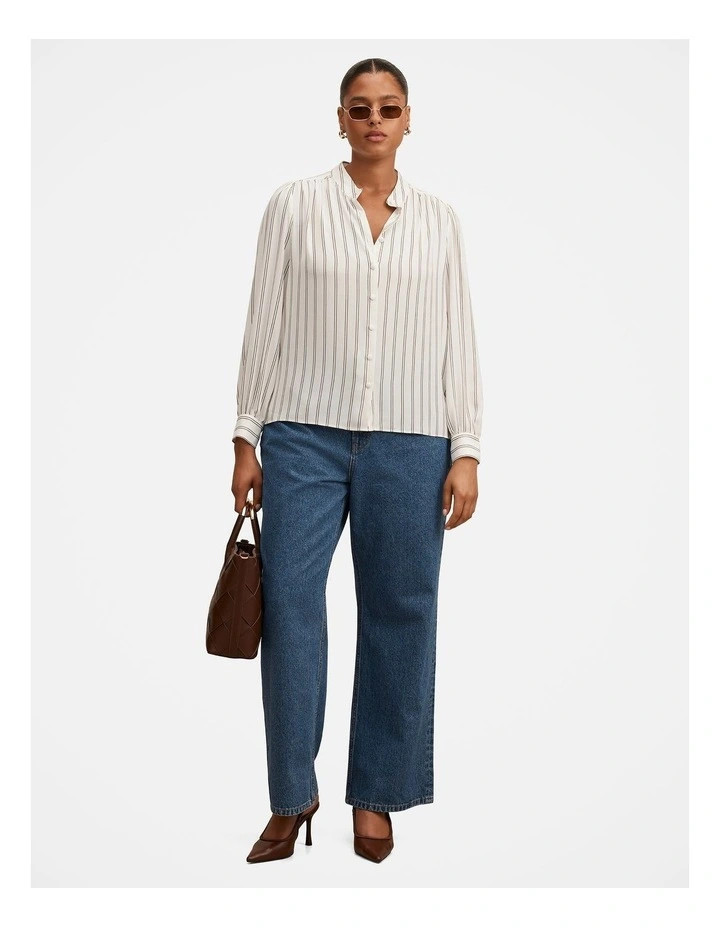 Bailey Long Sleeves Blouse in White image 5