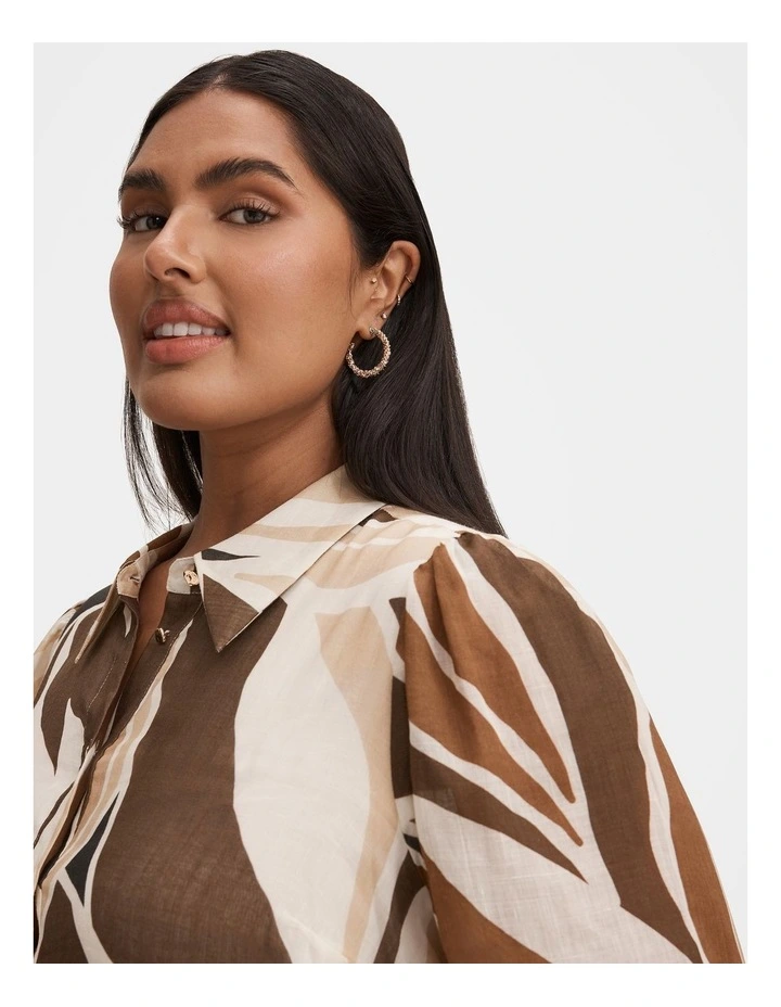 Davina Long Sleeves Blouse in Multi image 4