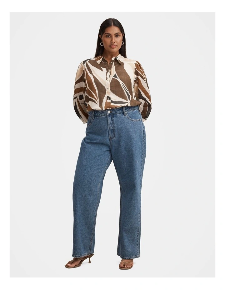 Davina Long Sleeves Blouse in Multi image 5