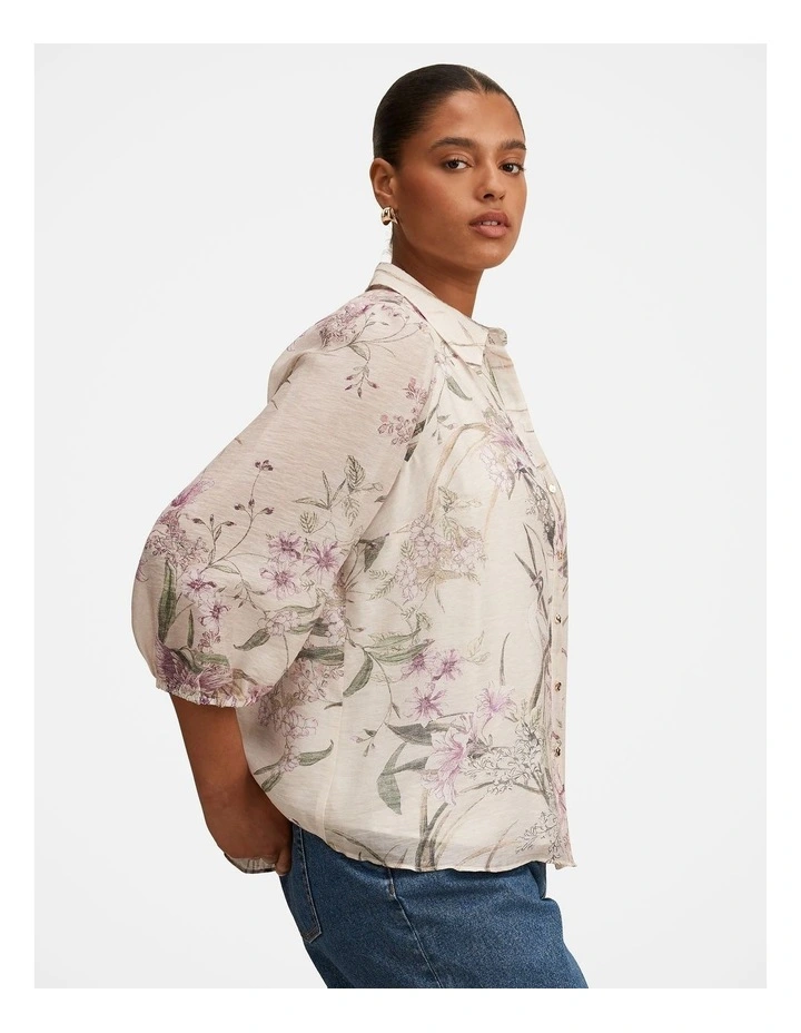 Avery Long Sleeves Blouse in Multi image 3