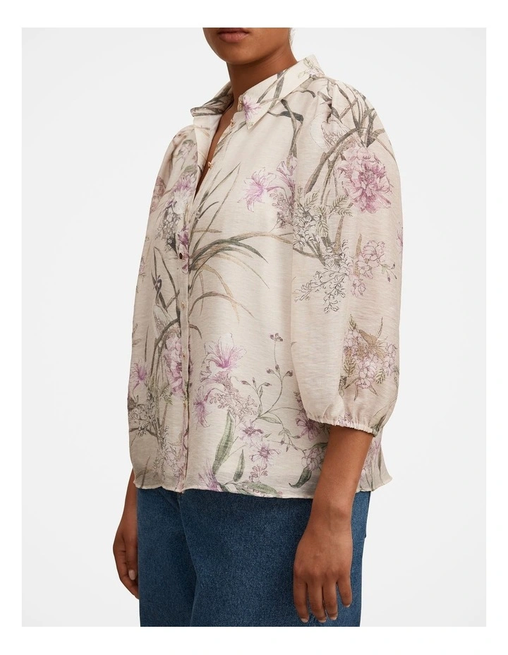 Avery Long Sleeves Blouse in Multi image 4