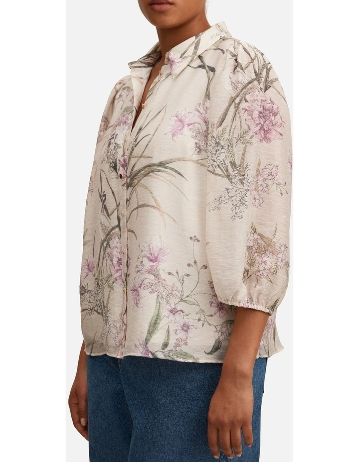 Avery Long Sleeves Blouse in Multi image 4