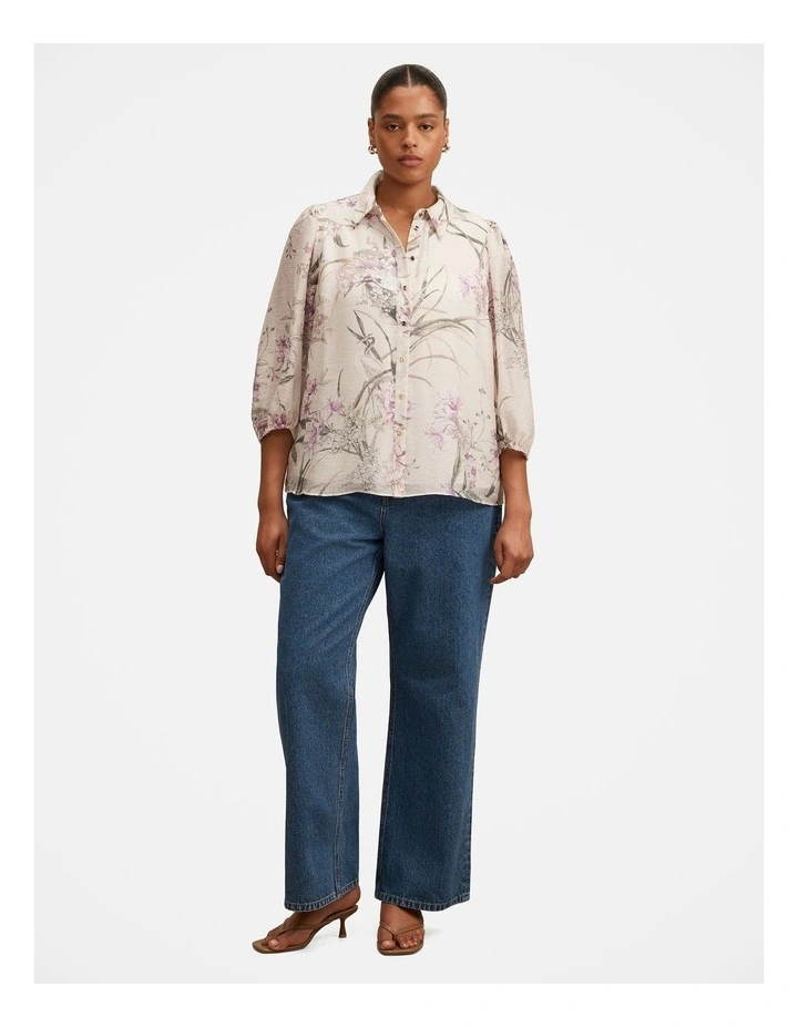 Avery Long Sleeves Blouse in Multi image 5