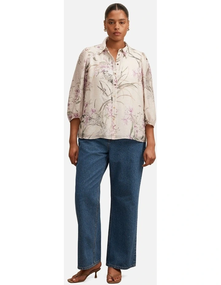 Avery Long Sleeves Blouse in Multi image 5