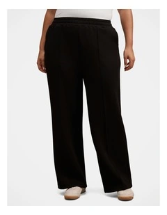 Hunter Wide Leg Lounge Pants in Black