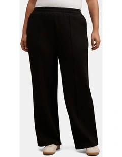 Hunter Wide Leg Lounge Pants in Black
