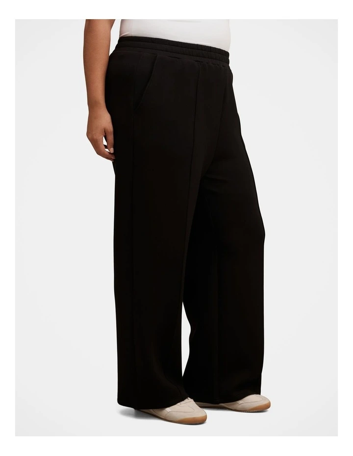 Hunter Wide Leg Lounge Pants in Black image 3
