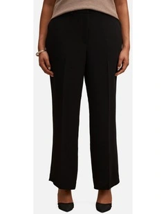 Dani Tailored Straight Pants in Black