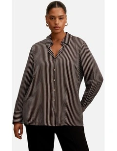 Coco Satin Shirt in Multi