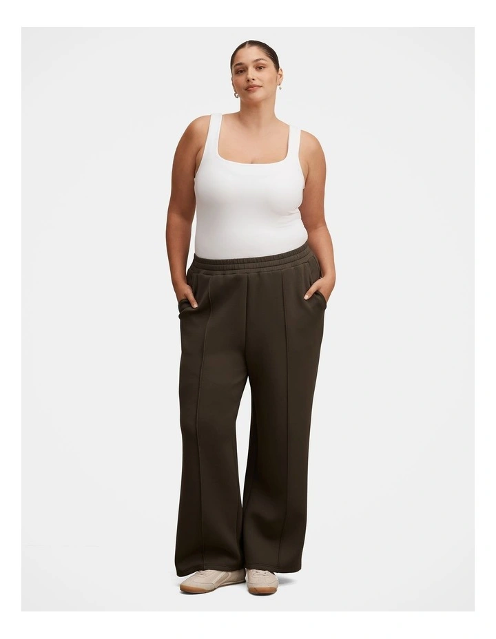 Hunter Wide Leg Lounge Pants in Green image 5