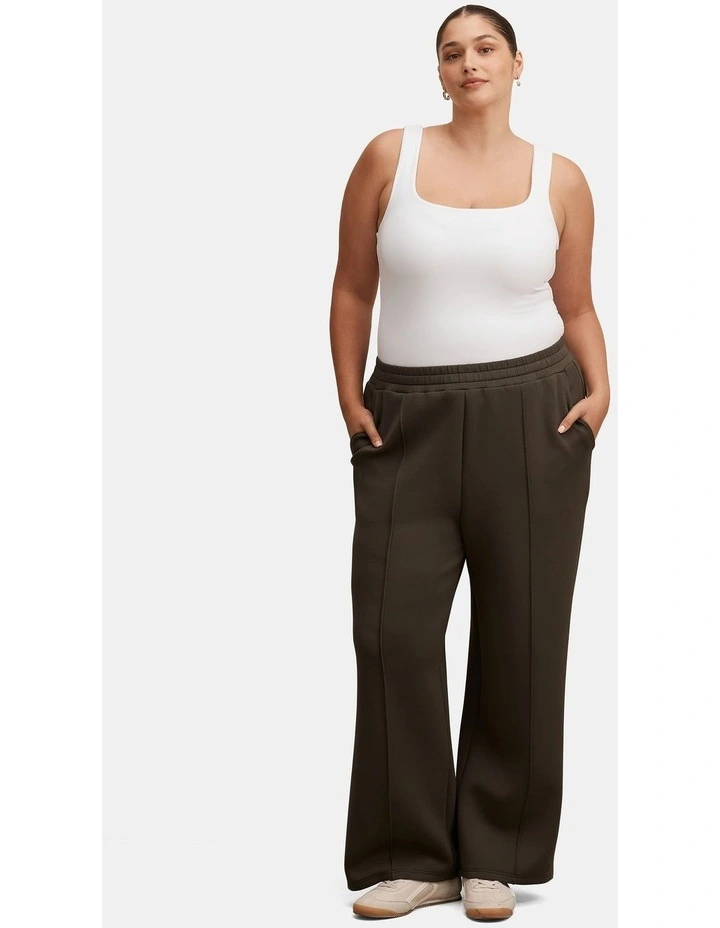 Hunter Wide Leg Lounge Pants in Green image 5