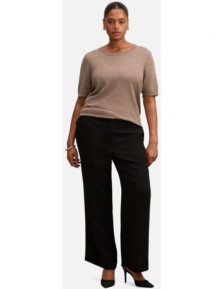 Maisie Short Sleeves T-shirt in Brown image 5