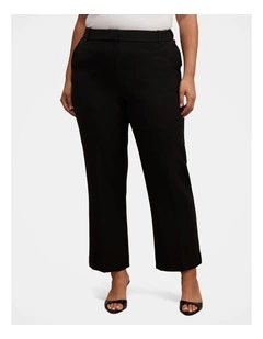 Ada Straight Leg Pant in Black