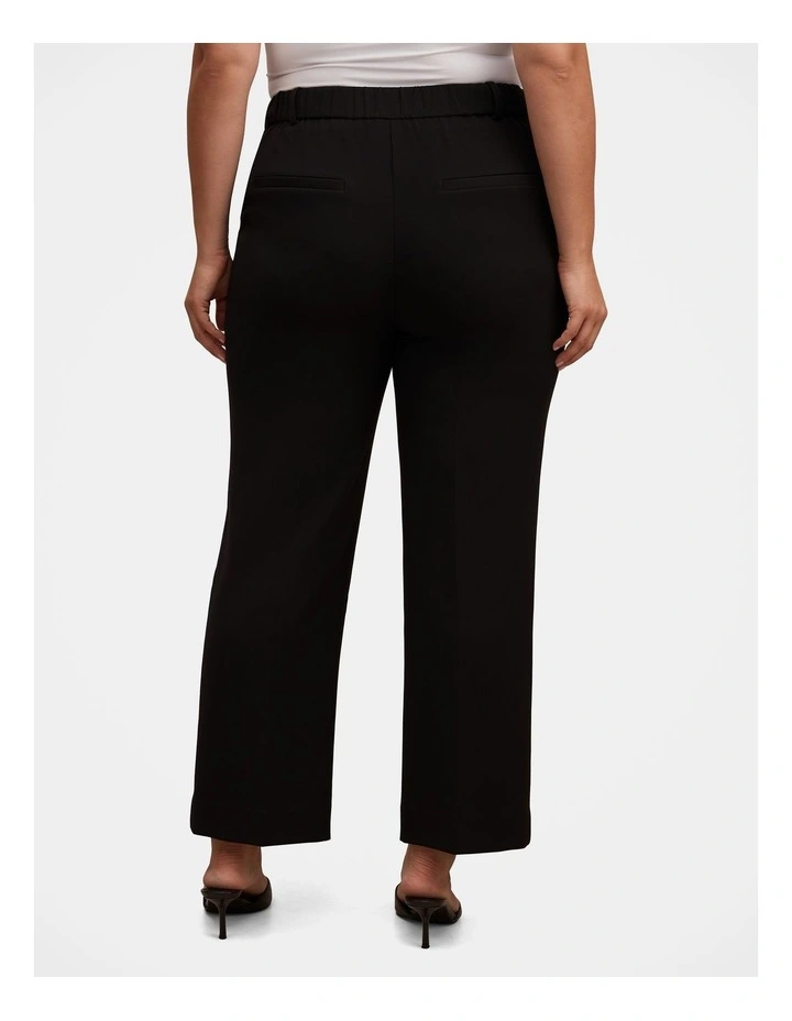 Ada Straight Leg Pant in Black image 2