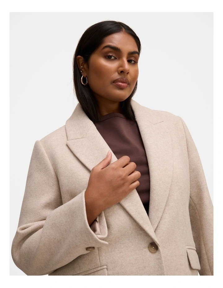 Brianna Coatigan in Beige image 4