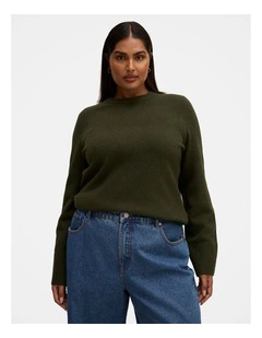 Natalie Knitted Sweater in Green