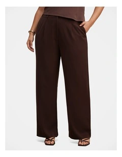 Primrose High Waisted Pants in Chocolate