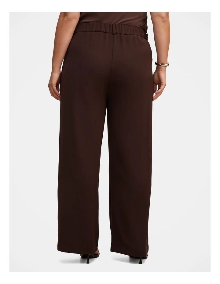Primrose High Waisted Pants in Chocolate image 2