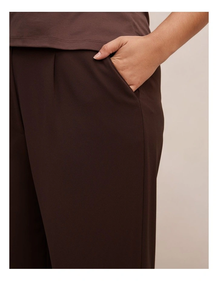 Primrose High Waisted Pants in Chocolate image 4